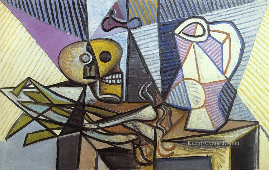 Poireaux kran et pichet 4 1945 Kubismus Pablo Picasso Ölgemälde
